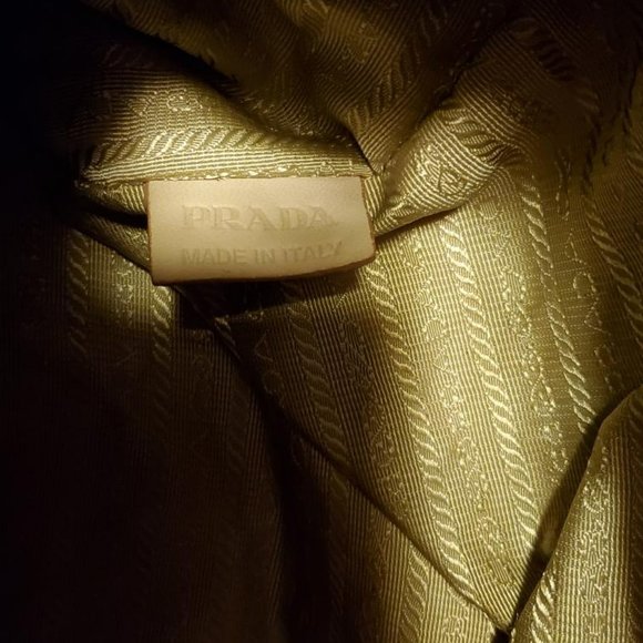 Prada XL bag beige peach purple Pink Leather double handle Tote tie dyed matinee - Picture 12 of 16